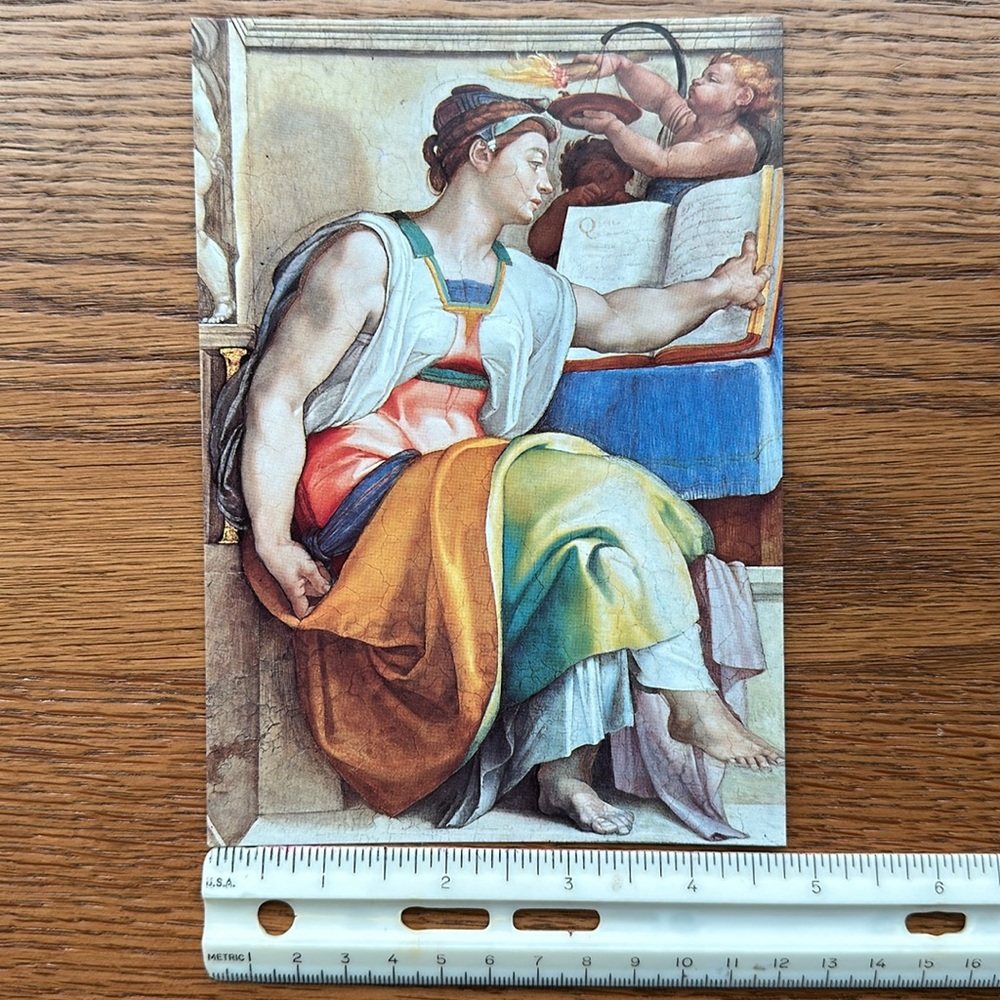 4 postcards from Sistine Chapel in Vatican - Picture 5 of 9